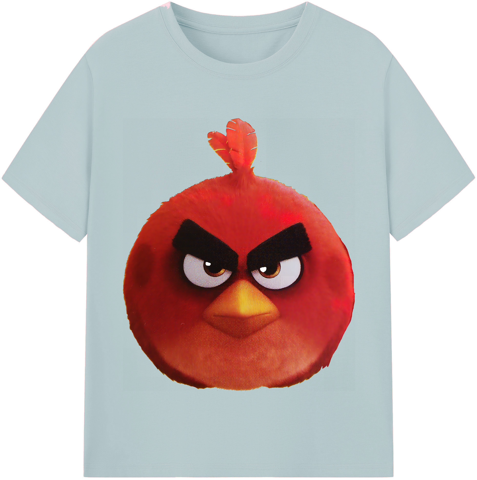 （画像用） Angry Birds アングリーバード 綿100％半袖Tシャツ（フロントプリント）